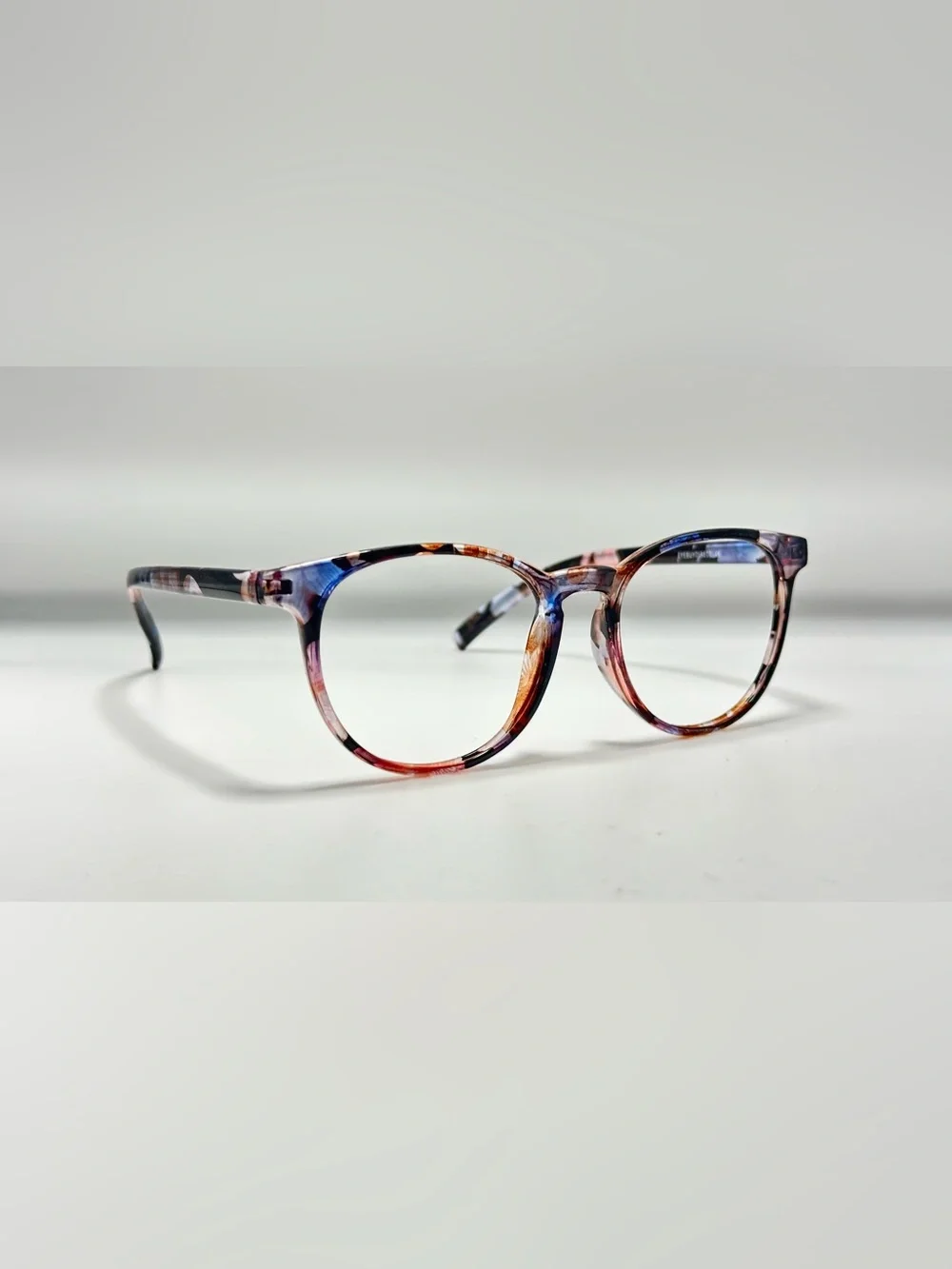 Eyeboydirect Chilling Multi-Color Oval Sunglasses Frames Only